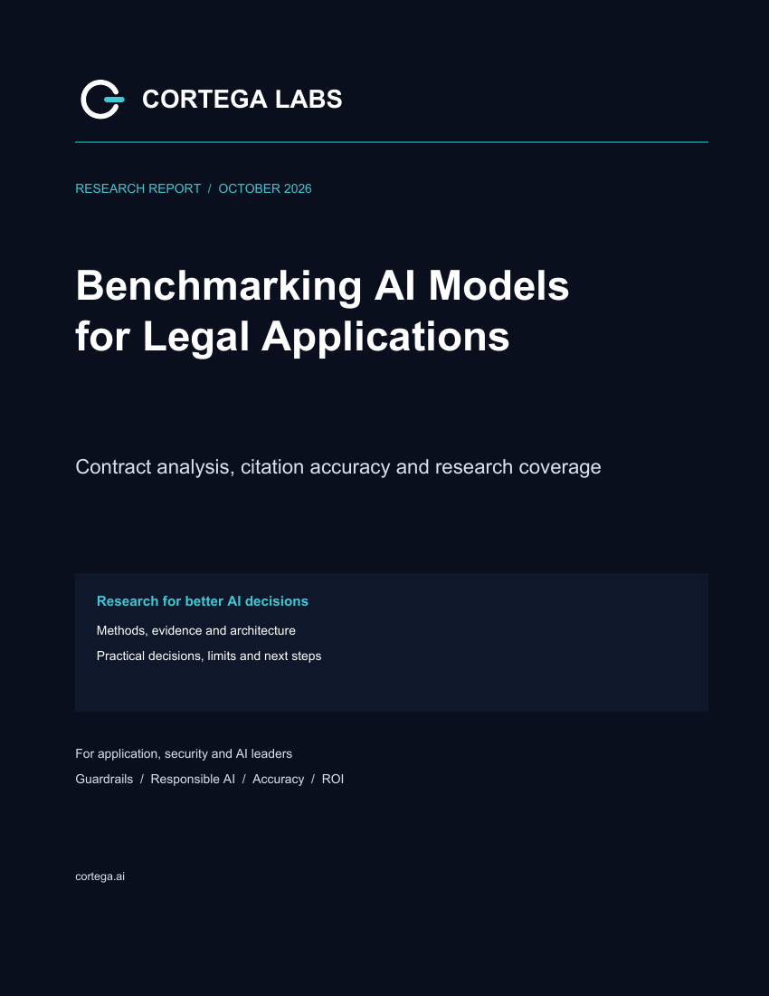 Benchmarking AI Models for Legal Applications cover